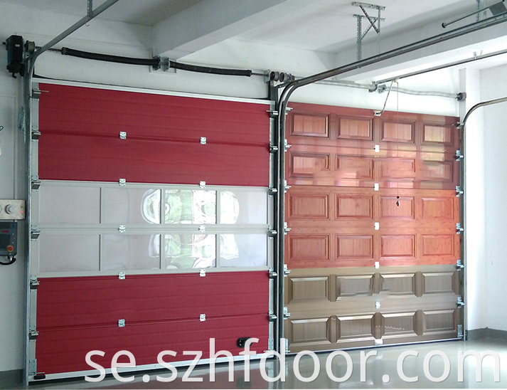 Garage sliding door